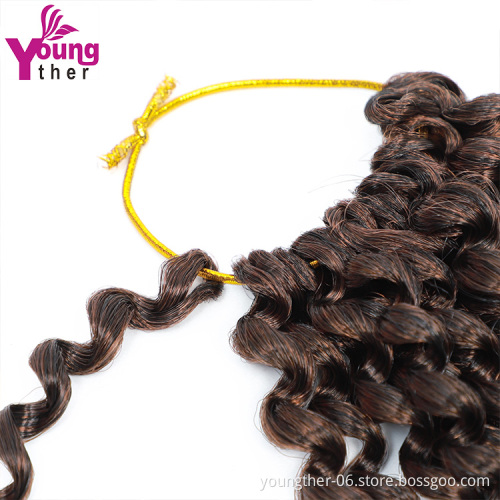 Wholesale Price Private label Water Wave Passion Spring Twist Butterfly Rsa Attachment Locs Faux Crochet Hair for Women